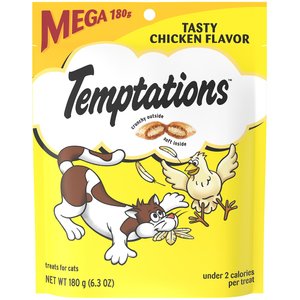 Temptations Tasty Chicken Flavor Cat Treats, 6.3-oz bag