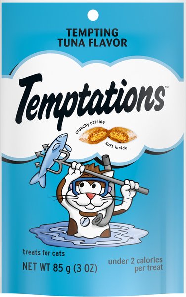Temptations Tempting Tuna Flavor Cat Treats, 3-oz bag slide 1 of 9