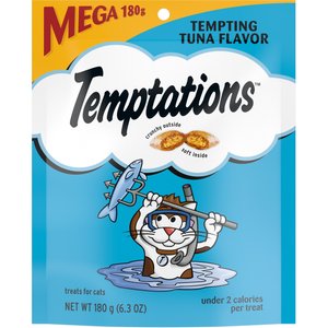 Temptations Tempting Tuna Flavor Cat Treats, 6.3-oz bag