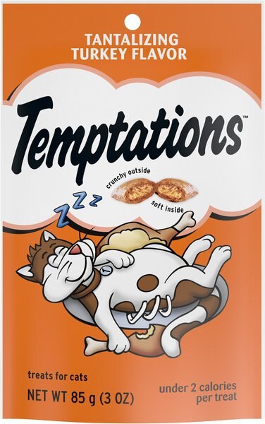 Temptations Tantalizing Turkey Flavor Cat Treats, 3-oz bag slide 1 of 8