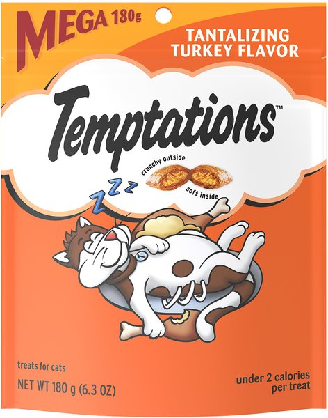 Temptations Tantalizing Turkey Flavor Cat Treats, 6.3-oz bag slide 1 of 8