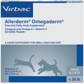 Virbac Allerderm Omegaderm Liquid Skin & Coat Supplement for Cats & Dogs, 28-count