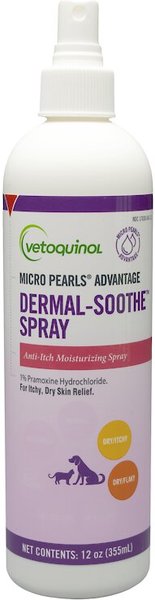 Vetoquinol Dermal-Soothe Anti-Itch Spray for Dogs & Cats, 12-oz bottle slide 1 of 4