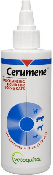 Vetoquinol Cerumene Ear Cleaner for Dogs & Cats, 4-oz bottle slide 1 of 3