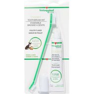 Vetoquinol Vet Solutions Enzadent Enzymatic Poultry-Flavored Toothbrush Kit for Dogs & Cats