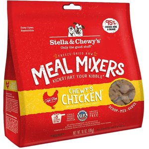 Stella & Chewy's Chewy's Chicken Meal Mixers Freeze-Dried Raw Dog Food Topper, 18-oz bag