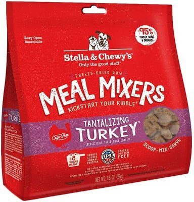 Stella & Chewy's Tantalizing Turkey Meal Mixers Freeze-Dried Raw Dog Food Topper, slide 1 of 1
