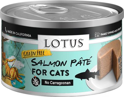 Lotus Salmon Pate Grain-Free Canned Cat Food, slide 1 of 1