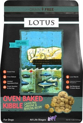 Lotus Oven-Baked Grain-Free Sardine & Herring Recipe Dry Dog Food, slide 1 of 1
