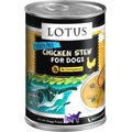 Lotus Wholesome Chicken & Asparagus Stew Grain-Free Canned Dog Food, 12.5-oz, case of 12