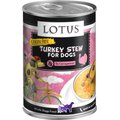 Lotus Wholesome Turkey Stew Grain-Free Canned Dog Food
