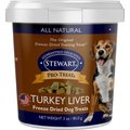Stewart Pro-Treat Turkey Liver Freeze-Dried Raw Dog Treats, 3-oz tub