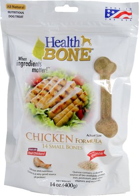 Omega Paw Health Bone Chicken Chew Small Bone Dog Treats, slide 1 of 1