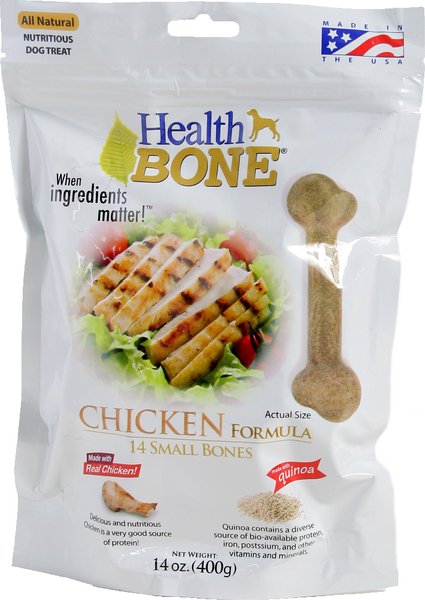 Omega Paw Health Bone Chicken Chew Bones for Dogs, Small slide 1 of 2