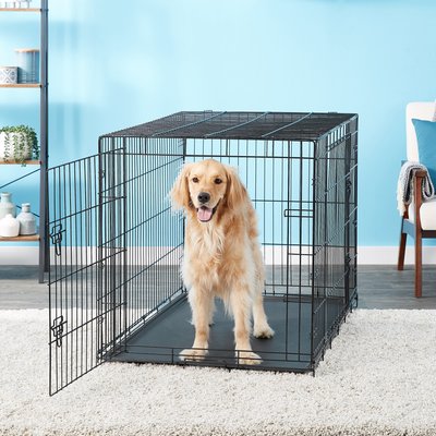 Carlson Pet Products Secure & Compact Double Door Collapsible Wire Dog Crate, slide 1 of 1