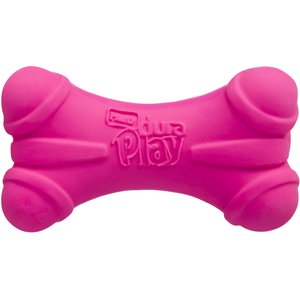 Hartz Dura Play Bone Squeaky Latex Dog Toy, Color Varies, Large