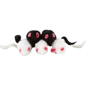 Hartz Just For Cats Mini Mice Cat Toy with Catnip, 5 count