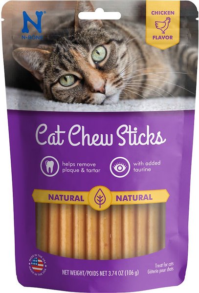 N-Bone Chicken Flavor Cat Chew Treats, 3.74-oz bag slide 1 of 6