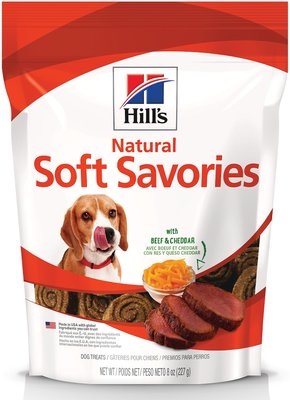Hill's Natural Soft Savories with Beef & Cheddar Dog Treats, slide 1 of 1