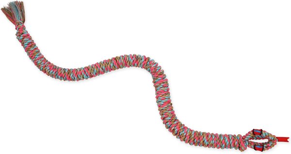 Mammoth SnakeBiter Snake Rope Dog Toy, Color Varies, Large slide 1 of 6