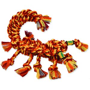 Mammoth SnakeBiter Scorpion Rope Dog Toy, Color Varies, Medium