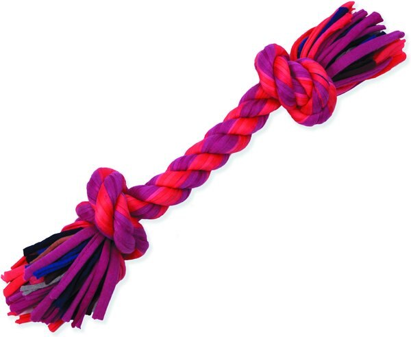 Mammoth Cloth Rope Bone for Dogs, Color Varies, Medium slide 1 of 5