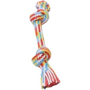 Mammoth Braidys 2 Knot Rope Bone for Dogs