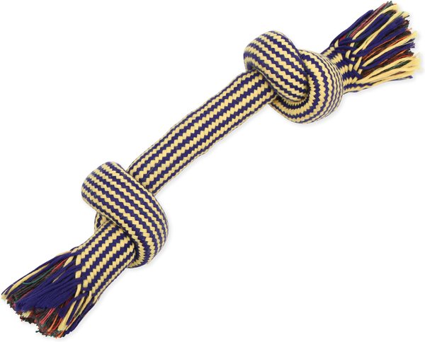 Mammoth Braidys 2 Knot Rope Bone for Dogs, Color Varies, Medium slide 1 of 4