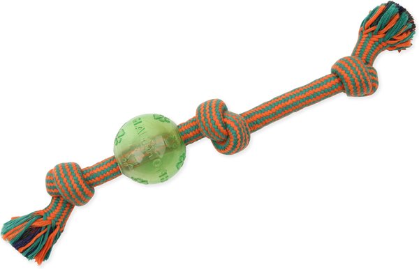 Mammoth Braided Tug with TPR Ball for Dogs, Color Varies, Small slide 1 of 6