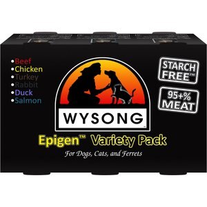 Wysong Epigen Variety Pack Grain-Free Canned Dog Food, 12.9-oz, case of 6