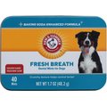 Arm & Hammer Dental Advanced Care Fresh Breath & Whitening Dental Mints Dental Dog Treats, 40 count