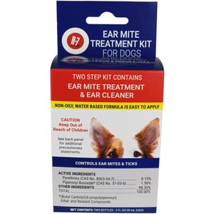 Miracle Care R-7 Kit Medication for Ear Mites for Dogs & Cats