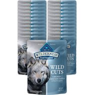 Blue Buffalo Wilderness Trail Toppers Wild Cuts Chunky Chicken Bites in Hearty Gravy Grain-Free Dog Food Topper