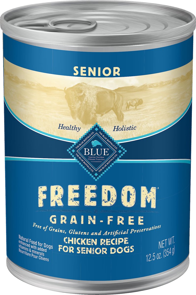 Blue Buffalo's Freedom Senior Chicken Recept Nat Voedsel