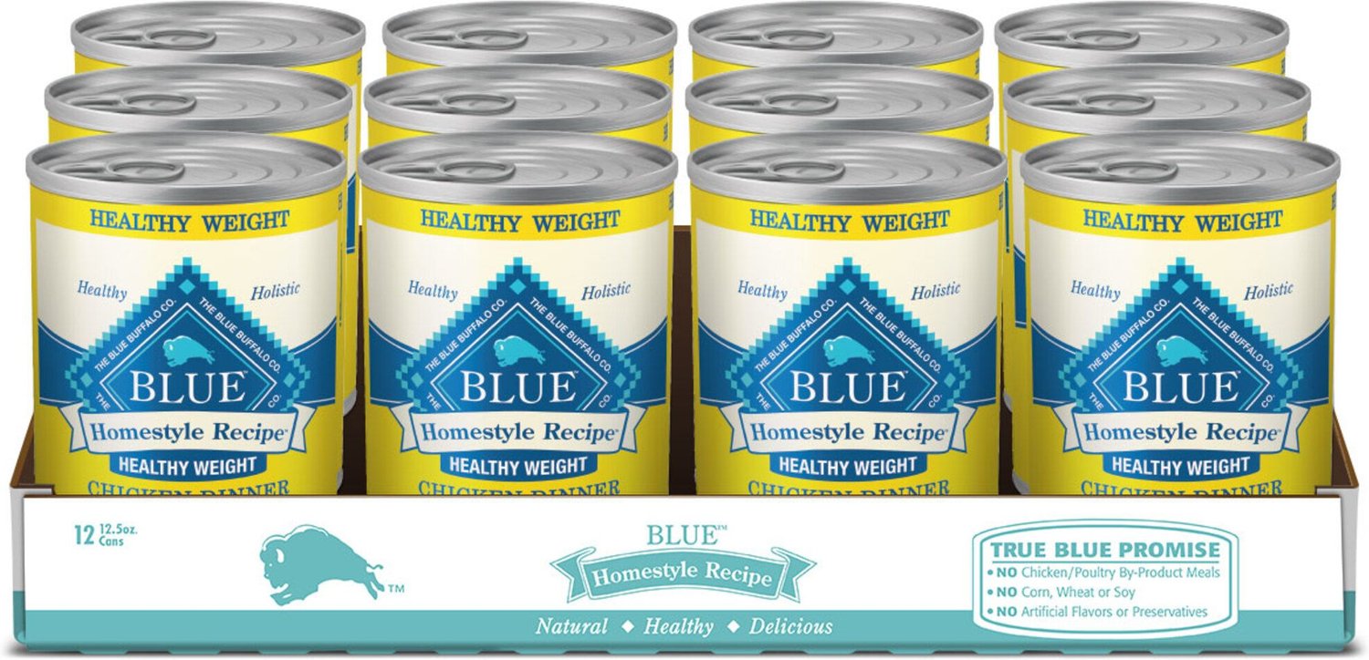 blue buffalo dog food weight management