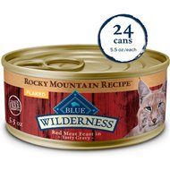 Blue Buffalo Wilderness Rocky Mountain Recipe Flaked Red Meat Feast Adult Grain-Free Canned Cat Food