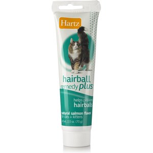 Hartz Hairball Remedy Plus Salmon Flavor Paste for Cats & Kittens, 2.5-oz tube