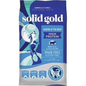 Solid Gold Barking at the Moon High Protein Grain-Free Beef, Eggs & Peas Dry Dog Food, 4-lb bag