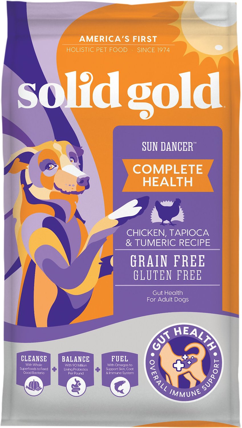 Solid Gold Sun Dancer Grain-Free Chicken & Tapioca Recipe with Quinoa