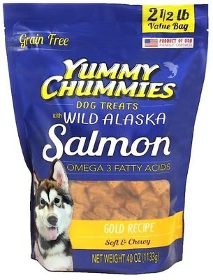 Yummy Chummies Salmon Supreme Recipe Grain-Free Dog Treats, slide 1 of 1