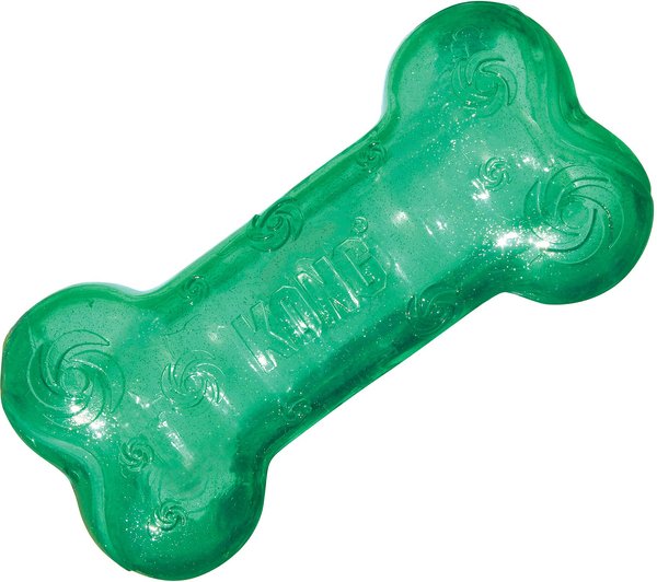 KONG Squeezz Crackle Bone for Dogs, Color Varies, Large slide 1 of 6