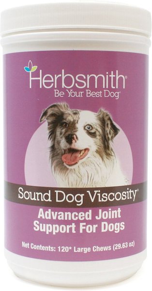 Herbsmith Sound Dog Viscosity Joint Support Large Soft Chews Dog Supplement, 120 count slide 1 of 3