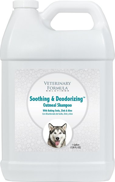 Veterinary Formula Solutions Soothing & Deodorizing Oatmeal Shampoo for Dogs & Cats, 1-gal bottle slide 1 of 8