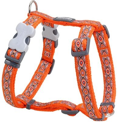 Red Dingo Designer Snake Eyes Nylon Back Clip Dog Harness, slide 1 of 1