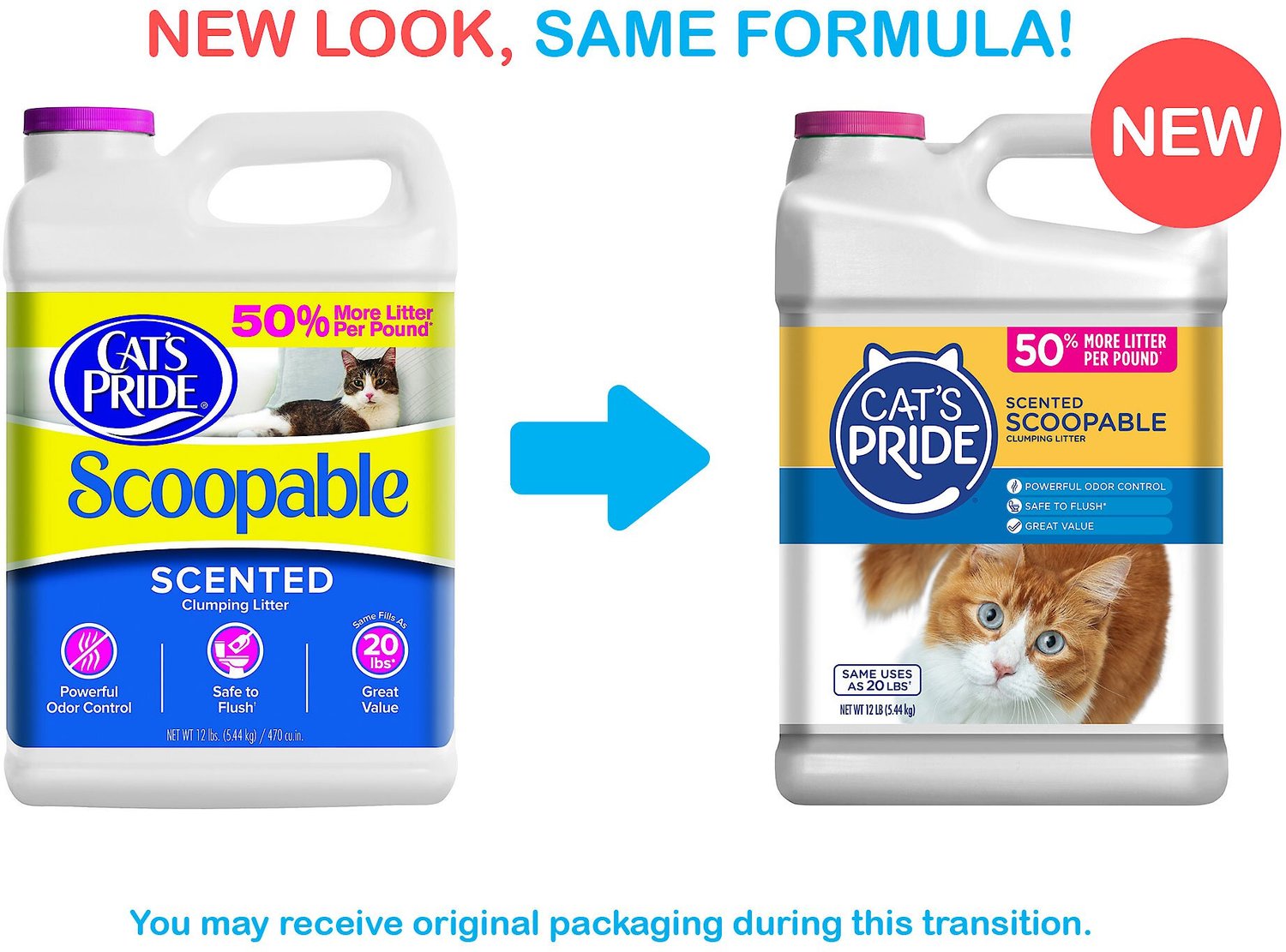 Cat's Pride Premium Lightweight Fresh Scent Scoopable Cat Litter, 12lb