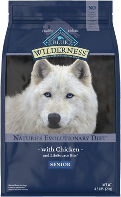 Blue Buffalo Wilderness Senior Chicken Recipe Grain-Free Dry Dog Food, slide 1 of 1