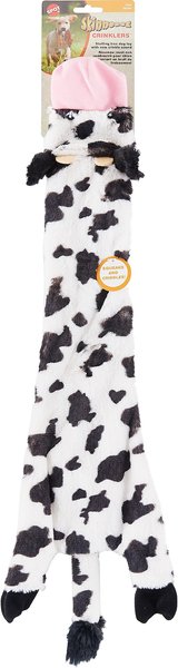 Ethical Pet Skinneeez Crinklers Cow Stuffing-Free Squeaky Plush Dog Toy, 23-in slide 1 of 6