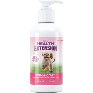 Health Extension Skin & Coat Liquid Dog Supplement, 32-oz bottle