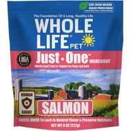 Whole Life Just One Ingredient Pure Salmon Fillet Freeze-Dried Dog & Cat Treats