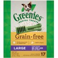Greenies Grain-Free Large Dental Dog Treats, 17 count